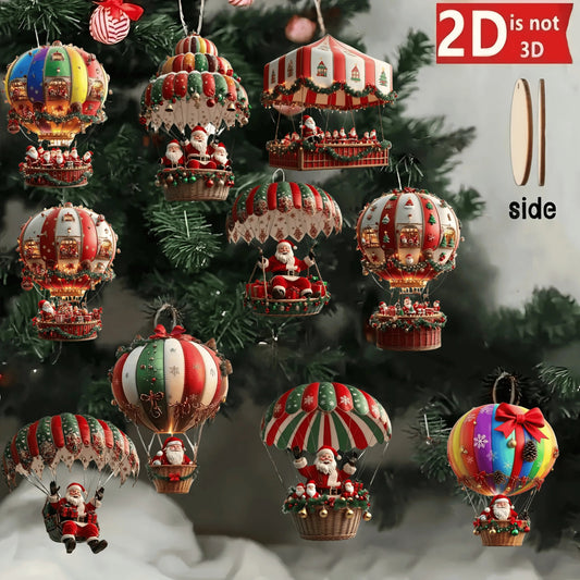 Santa's Sky Ride - FineDreamyshop